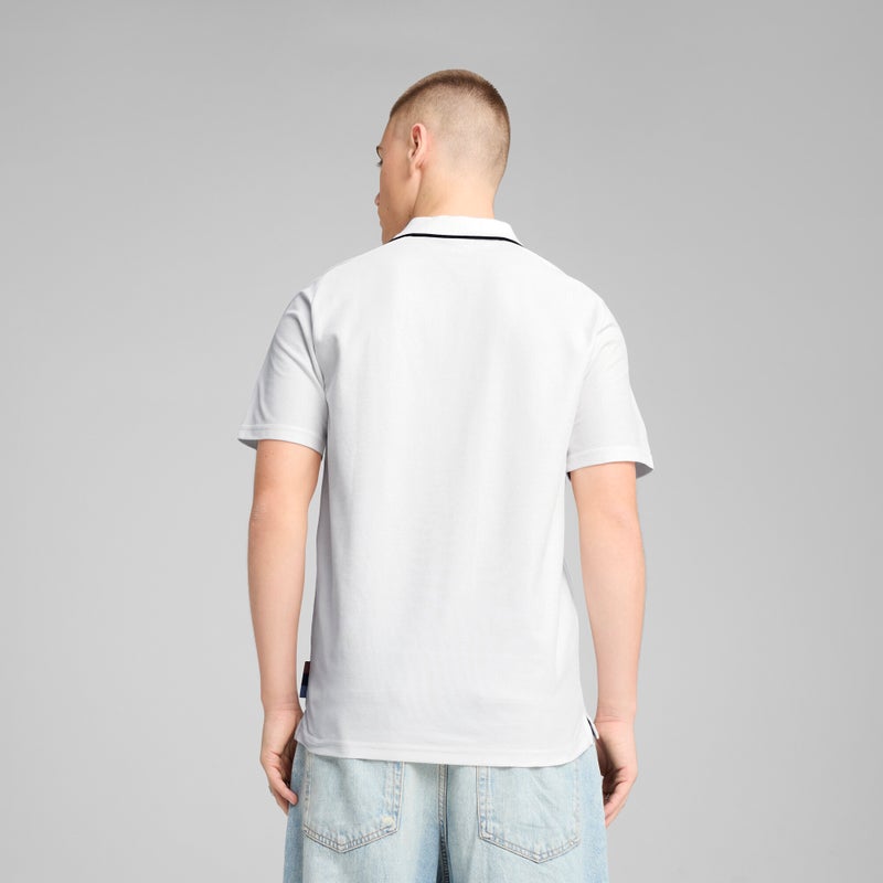 PUMA BMW M Motorsport Mens White Polo Shirt - Image 2